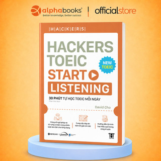 Sách – Hackers TOEIC Start Listening – Luyện Nghe TOEIC Cho Người Mới Bắt Đầu (Gamma Books)