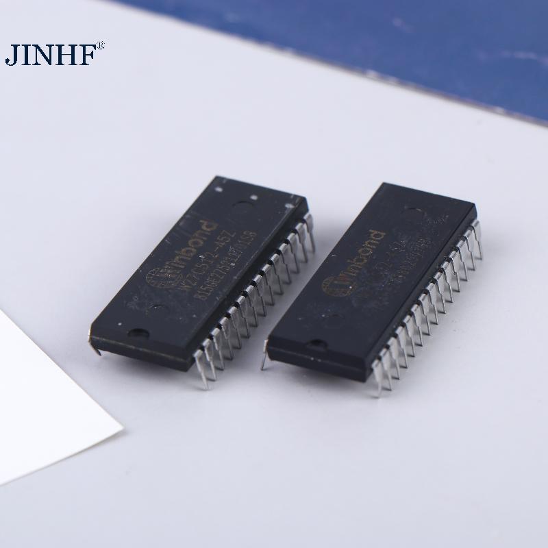 JINHF W27C512 45Z Bộ nhớ DIP28 45ns 512Kb EEPROM Chip Chèn trực tiếp Phù hợp cho thiết bị công nghiệ