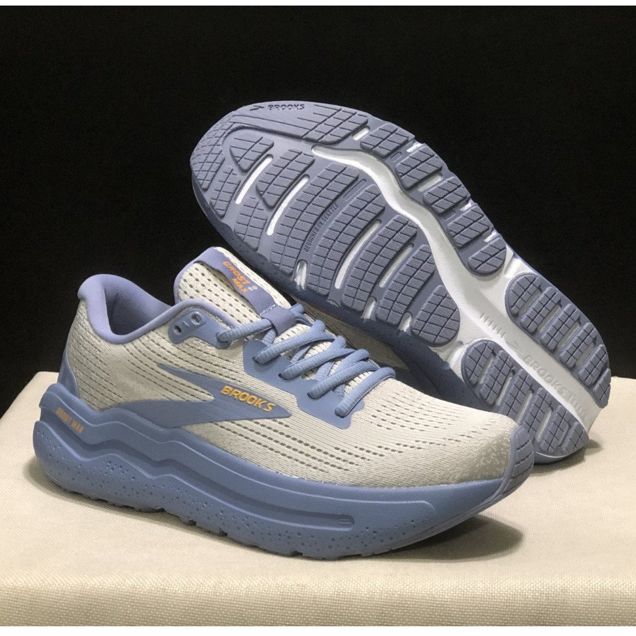 Giày chạy bộ giảm xóc Brooks Ghost Max 2, giày thể thao đế dày thông thường thời trang nam nữ