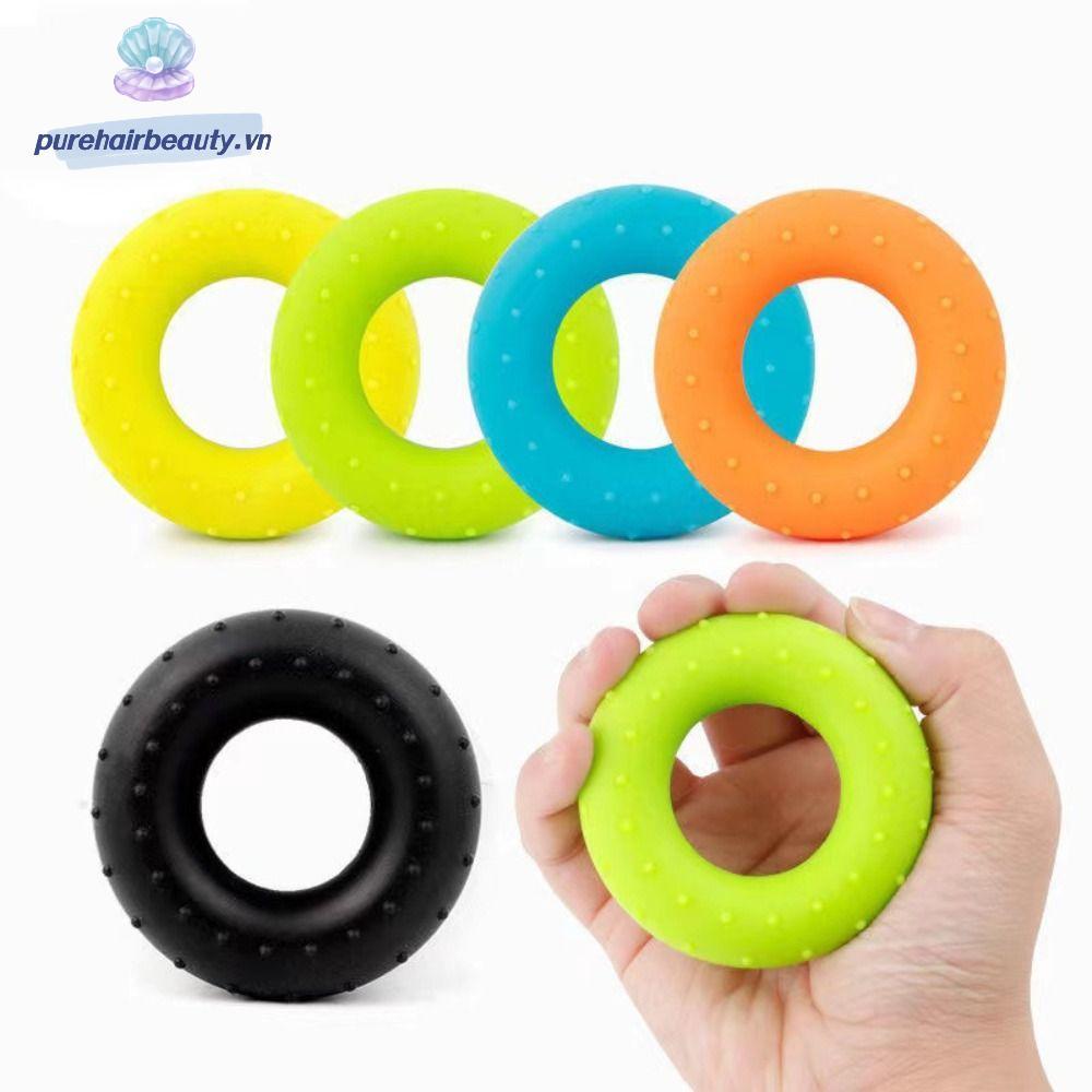 Máy tập ngón tay PUREHAIRBEAUTY, Cáng ngón tay 40LBS 7 cm, Thiết bị tập thể dục silicon 5 màu