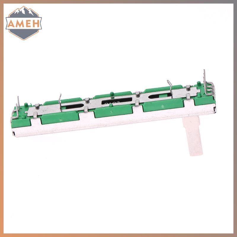 Technicolorepic 60mm Fader Mixer Double B10K Volume Potentiometer Mixer Fader Khối lượng trượt thẳng