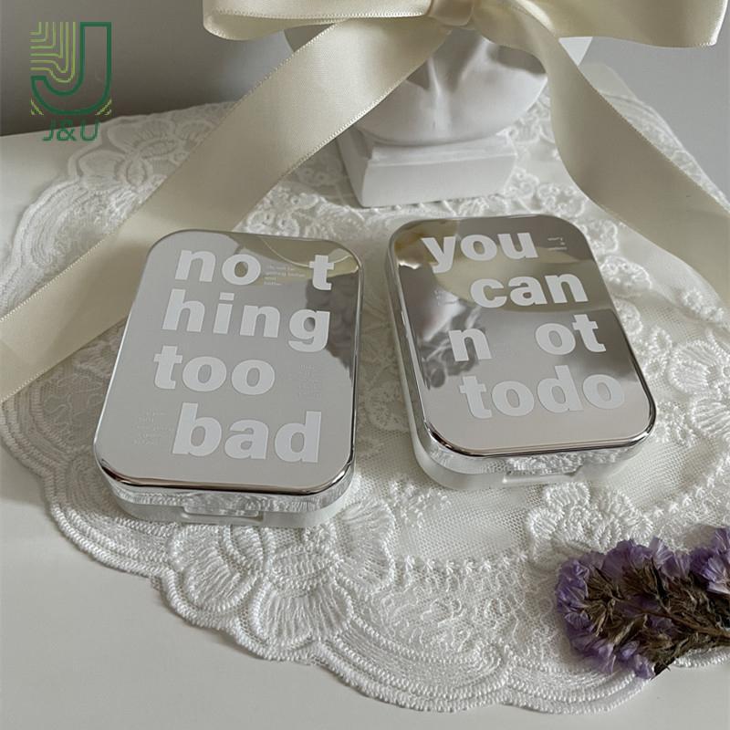 J & U Travel INS Hộp đựng đồ makeup mắt có gương, mới