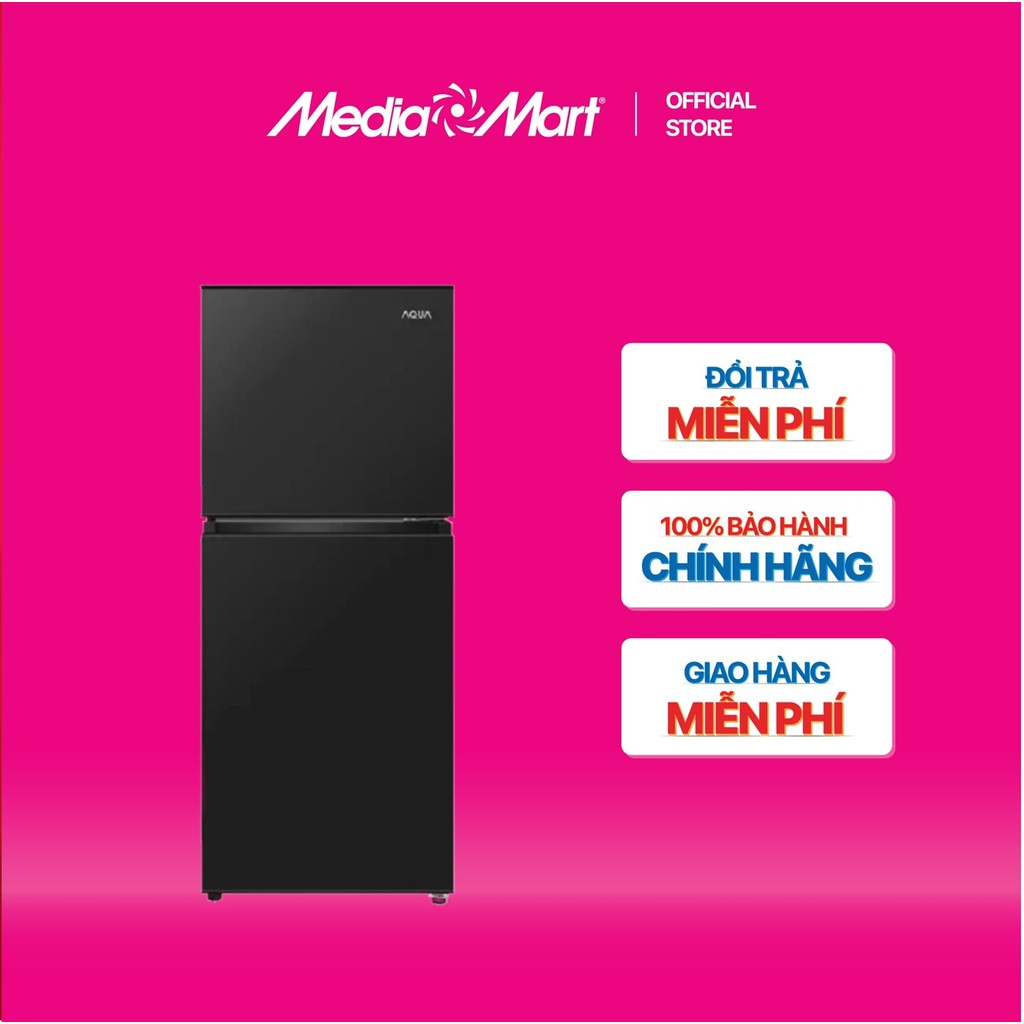 [MEDIAMART] - Tủ lạnh Aqua 143 lít AQR-T160FA(BS) - FREESHIP,Bảo hànhchínhhãng