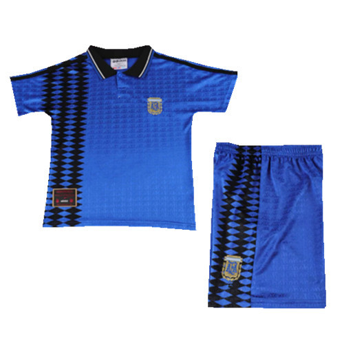 Bộ jersey retro Argentina cho bé, phù hợp size 16-28