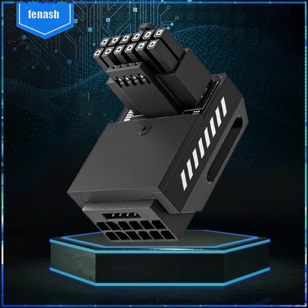 Đầu nối nguồn GPU 600W 12 + 4pin Góc phải 90 độ 16pin 12VHPWR PCI-e 5.0 16pin Bộ đổi nguồn cho RTX 3