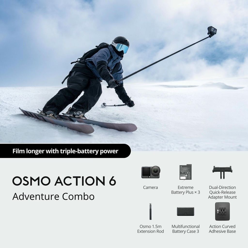 Camera Hành Động DJI Osmo Action 6 Máy Quay Hành Trình 4K 120fps, Bảo Hành Chính Hãng | BigBuy360 - bigbuy360.vn