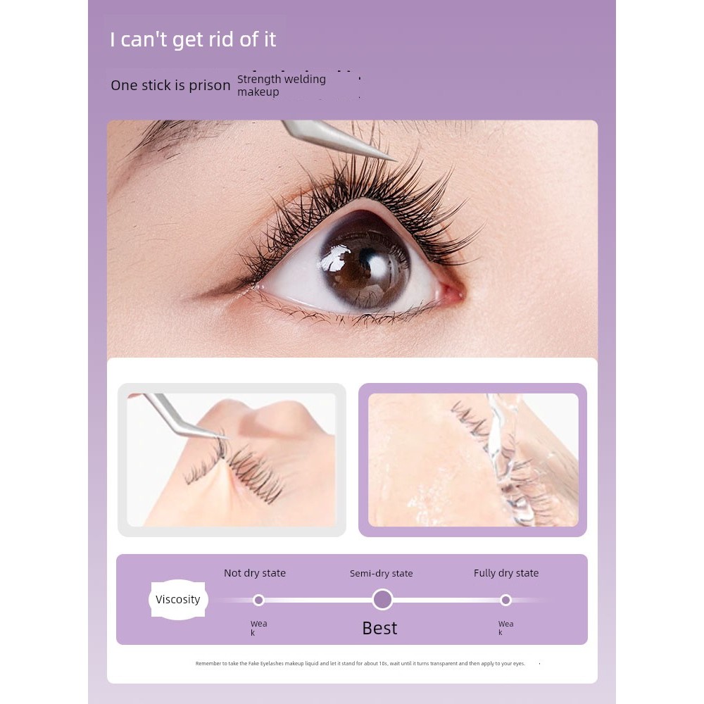 Keo dán lông mi giả khô nhanh khô siêu dính UKISS