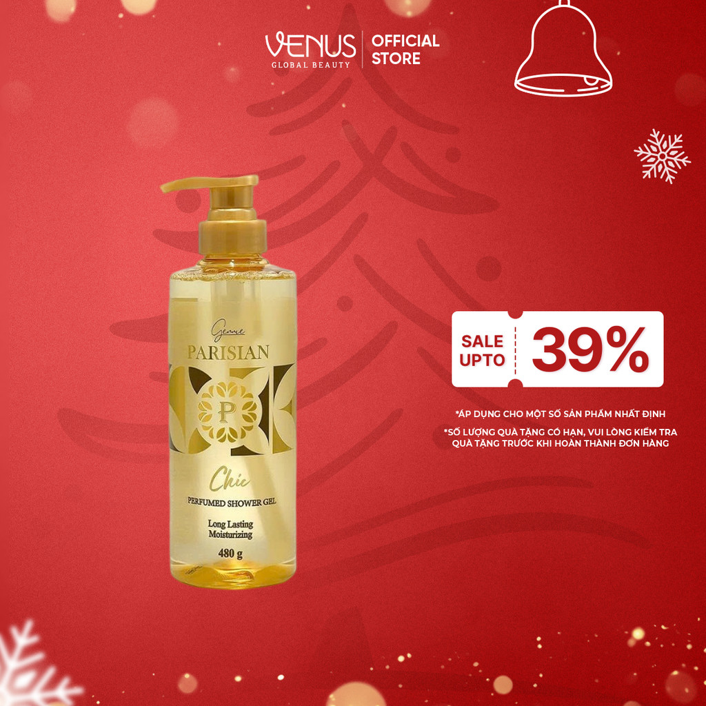  Sữa tắm Nước hoa Nữ Gennie Parisian 480ml hương thơm sang trọng quyến rũ 
