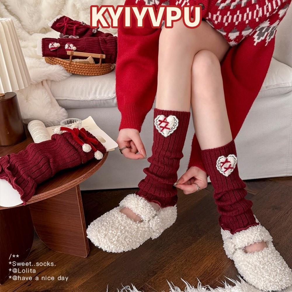 Knee-High Bow Socks & Thick Mid-Calf Socks Cho Bé Gái