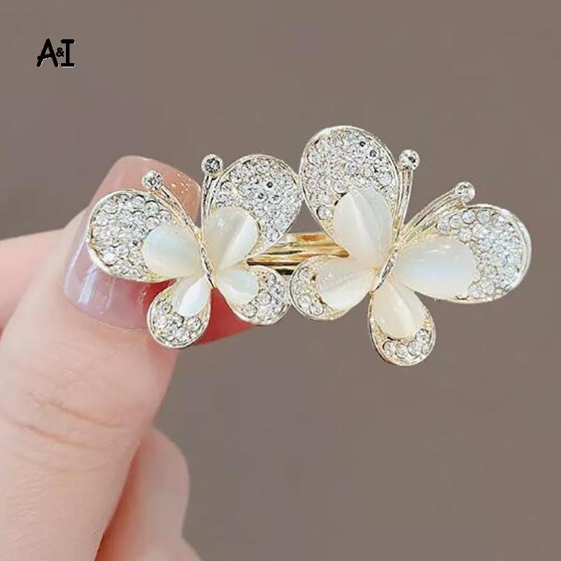 AI Kim Cương Giả Thổ Cẩm Dành Cho Nữ Opal Hợp Thời Trang Bướm Thanh Lịch Thổ Cẩm Chân Trang Sức Tiệc