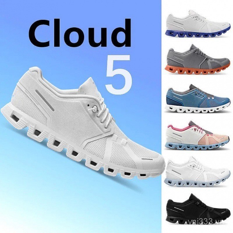 On Running On Cloud 5 Cloud5 Giày Chạy Bộ Nam Nữ Giày Unisex Cặp Đôi Chống Trơn Trượt, Thoáng Khí Và