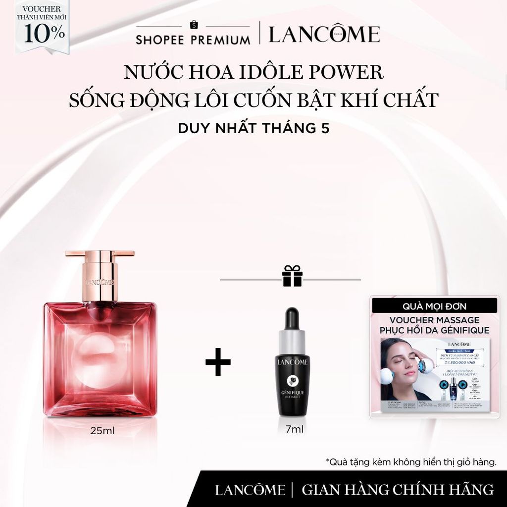 Nước Hoa Lancome Idole Power 25ml Sống Động Lôi Cuốn Bật Khí Chất
