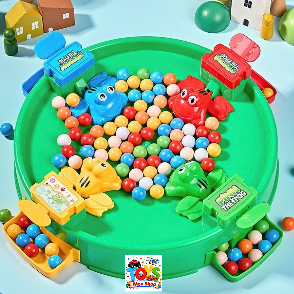 Đồ chơi ếch ăn bi vui nhộn Bi's House - 4 người chơi