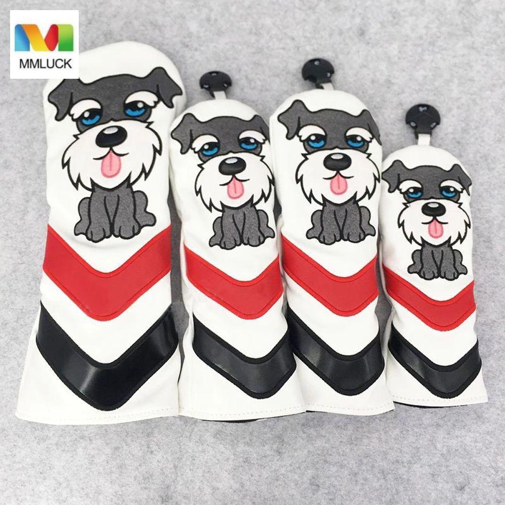 MMLUCK Câu Lạc Bộ Golf Headcover Fairway Cover Hybrid Cover Golfer Quà Tặng Driver Cover Phụ Kiện Gỗ