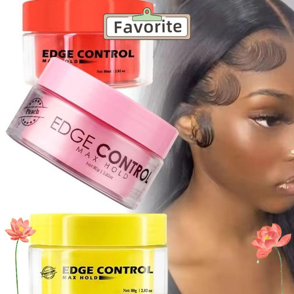 FAVORITEGOODS Râu Edge Control Wax, Hương Trái Cây Với Dầu thầu dầu Gel Tạo Kiểu Tóc, Gel Giữ Mạnh C