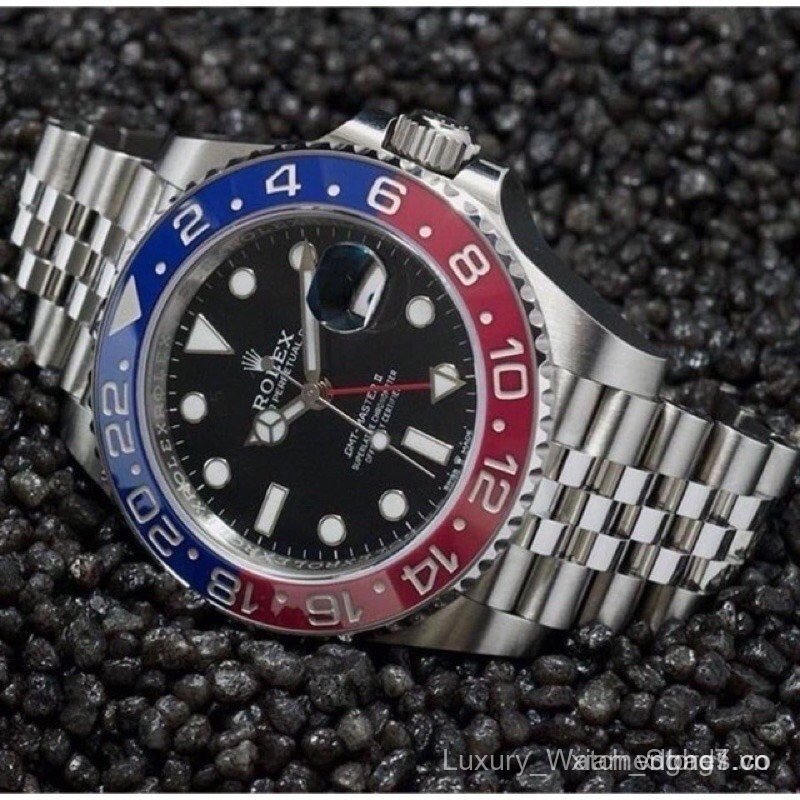 2025 Nam Pepsi 4VUD Rolex GMT Đồng hồ tự động Master mới C6FS