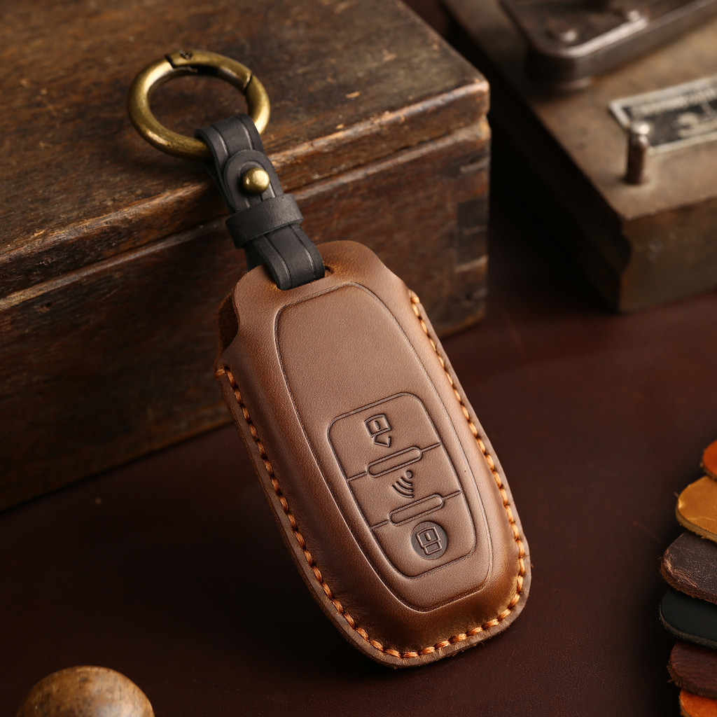 Thích hợp cho thuyền đua Kwangyang H150X150 CT250 Vỏ chìa khóa xe máy S400 300 Vỏ chìa khóa da thật 