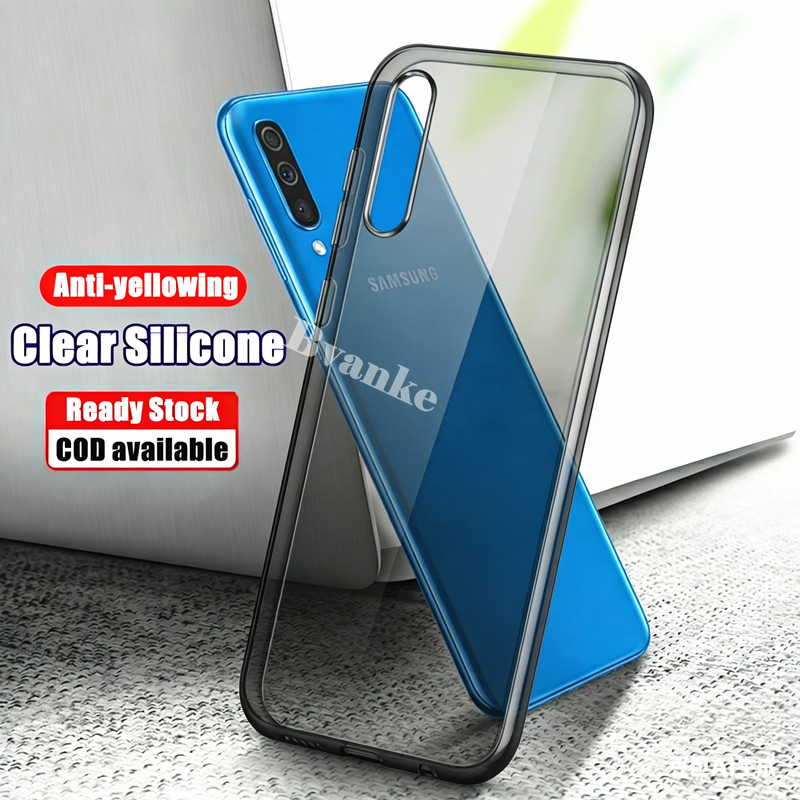 Dành Cho Samsung Galaxy A30s 6.4 inch SM-A307F A307FN A307GN Slim Fit Pha Lê Trong Suốt Linh Hoạt Bê