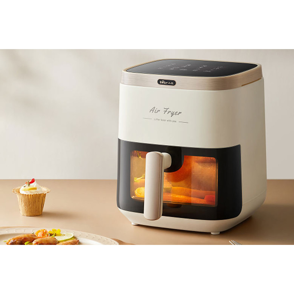 Nồi chiên không dầu Bear QZG-P15R8 (AF-4H15L), Dung tích 5L, Công suất 1500W