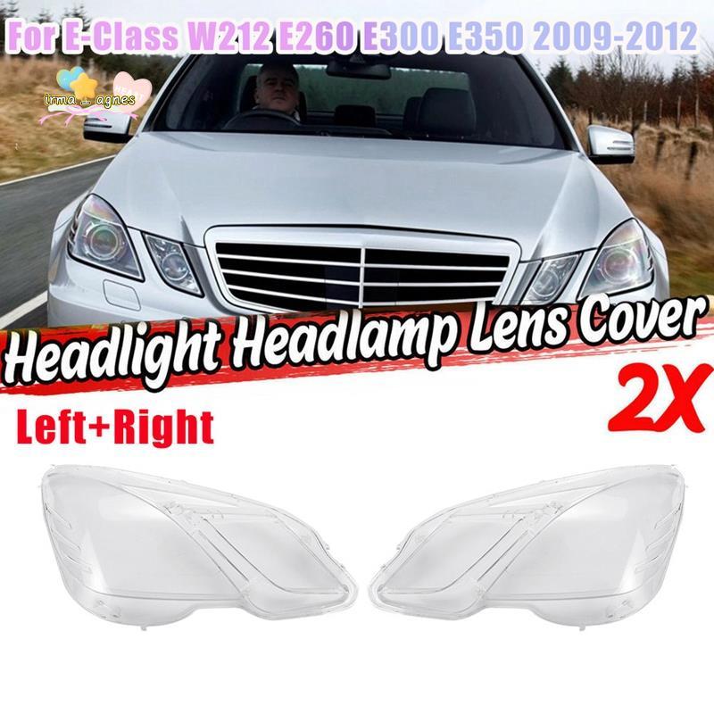 Bên Cho - E Class W212 2009-2012 E300 E350 E500 E63 Vỏ Ống Kính Đèn Pha Đầu Bóng Vỏ