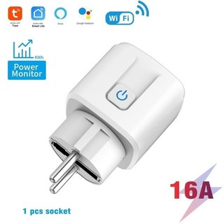 Ổ Cắm Wifi thông minh Điều Khiển Từ Xa qua cozylife Life Không Dây 16A 220v Hẹn Giờ Chống Cháy Chuẩn EU