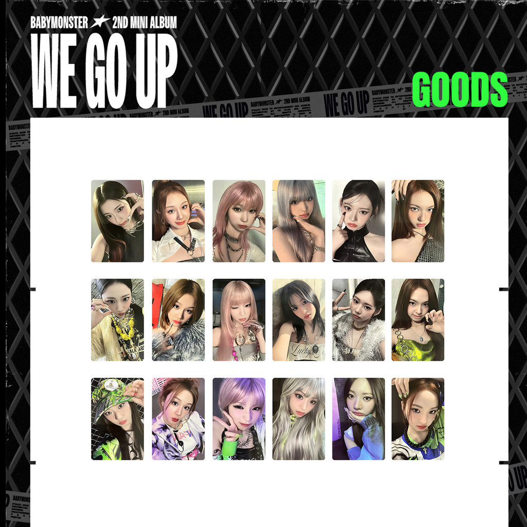 Hoa nở Baby Monster BABYMONSTER Album Mini thứ hai WE GO UP Album Card Zheng Ya ASA Photo Card BY121