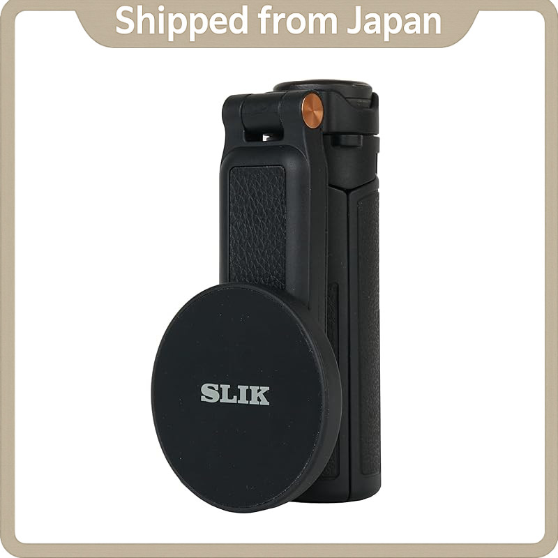 SLIK MagrippeR Smartphone Mini Tripod — 3‑in‑1 Phone Grip, Selfie Stick & Foldable Tripod | MagSafe 