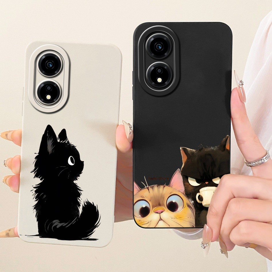 Dành cho Honor X5 Plus WOD-LX1 / Honor X5 VNA-LX1 Vỏ bảo vệ ống kính Vỏ điện thoại silicon mềm hoạt 