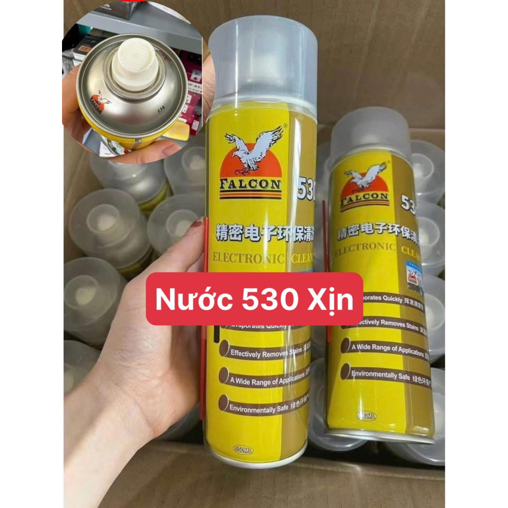 [ Loại 1] Nước Falcon 530 Lau Kính, Màn Hình Điện Thoại Chuyên Dụng