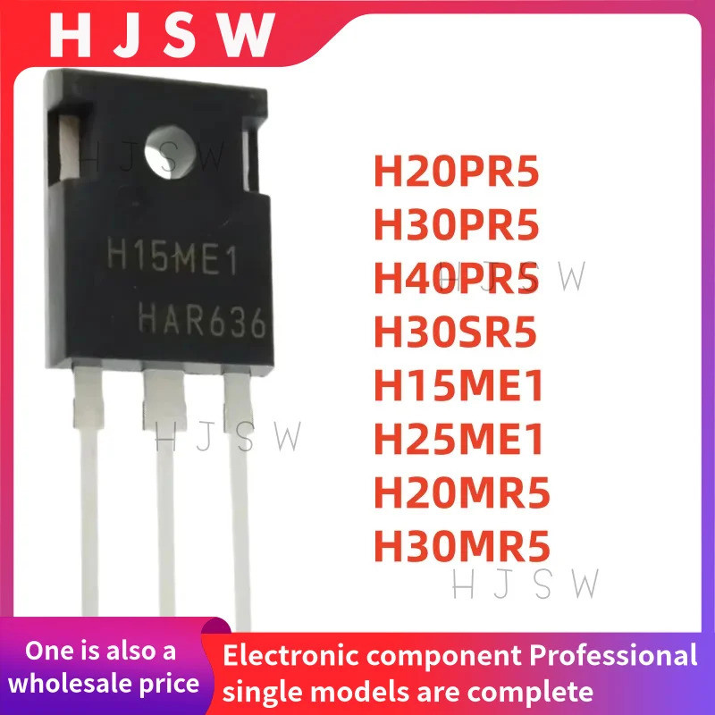5 Chiếc H20PR5 H30PR5 H40PR5 H30SR5 H15ME1 H25ME1 H20MR5 H30MR5 TO-247 IGBT Điện Transistor Cho Cảm 