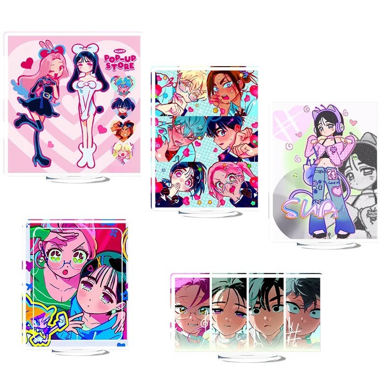 Standee Alien Stage Sua Mizi mô hình mica acrylic trang trí bàn học quà tặng fan anime ALNST mẫu mới
