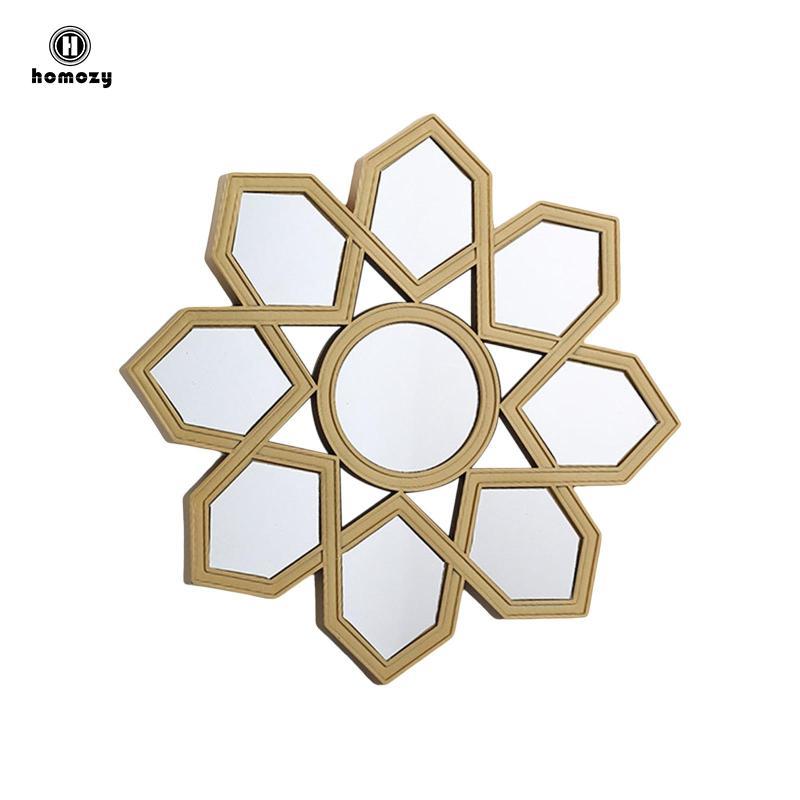 Gương Treo Tường Gương Trang Trí Đạo Cụ Ảnh 25cm Gương Tròn Cho Hội Trường Khách Sạn Nền Phòng Ngủ T