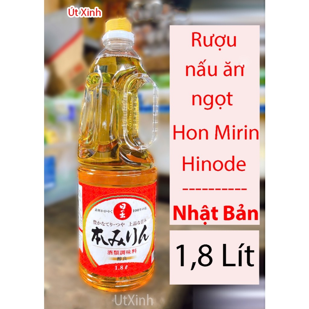 RƯỢU NẤU ĂN NGỌT NHẬT BẢN HON MIRIN 1,8 LÍT - HINODE TOKYO ..