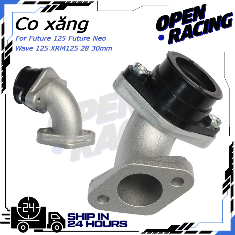 Co Xăng Cổ Hút Ống Nạp Bình Xăng Con Co Nhôm 28mm 30mm Cho  Future 125 Future Neo Wave 125 XRM125