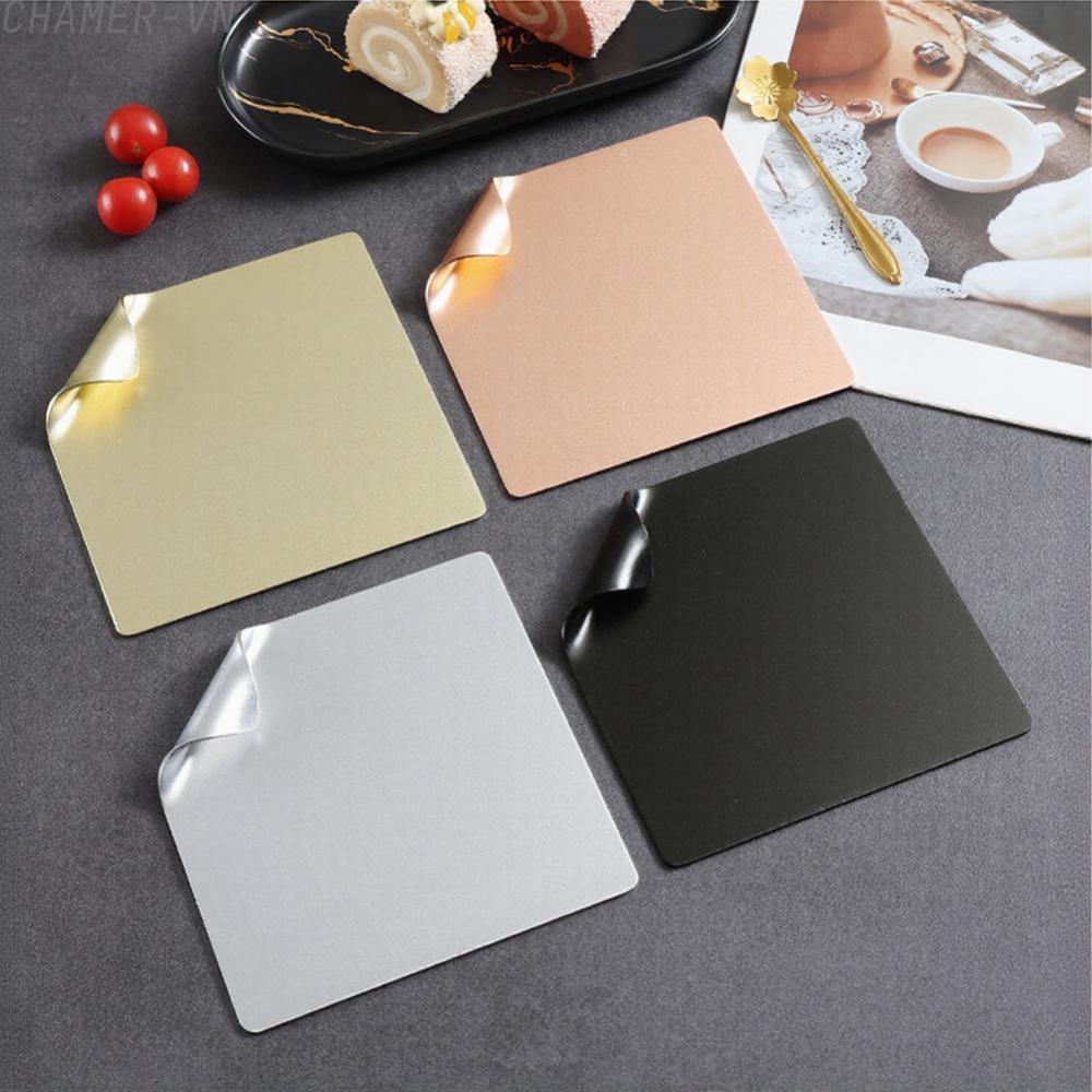 【CHAMER】Aluminum creative dessert plate dining plate display plate square tray【HomeLiving】
