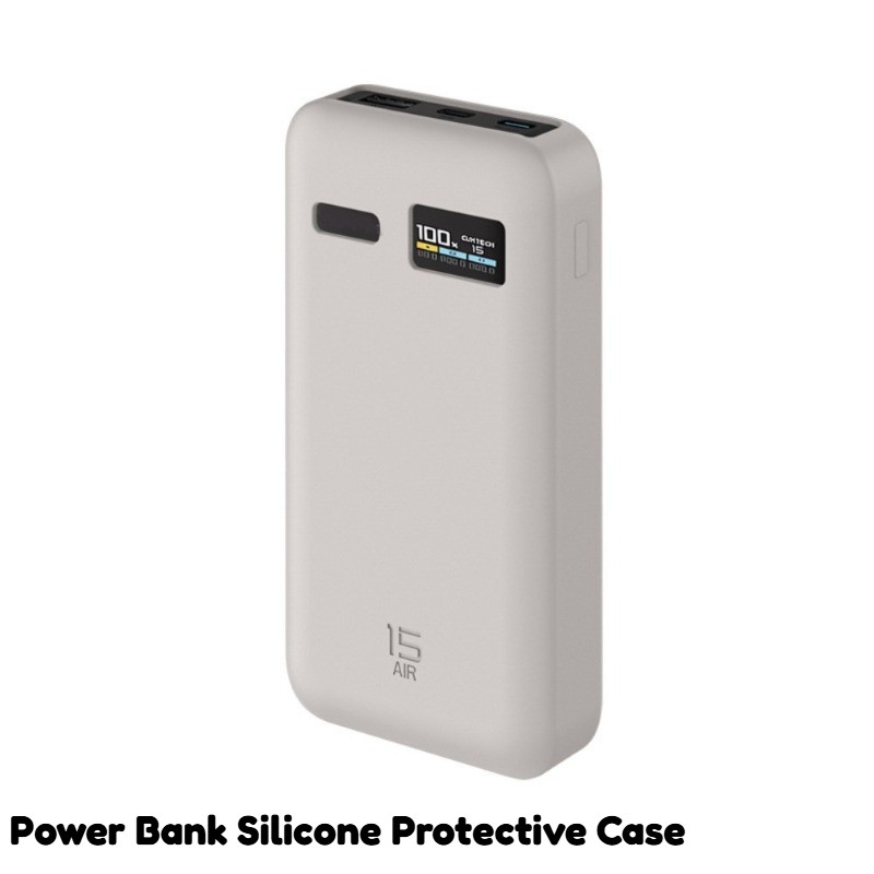 Dành Cho CUKTECH No.15 AIR 15000mAh 100W Bộ Sạc Di Động Silicon Mềm Cho CUKTECH No.15 Air Power Bank