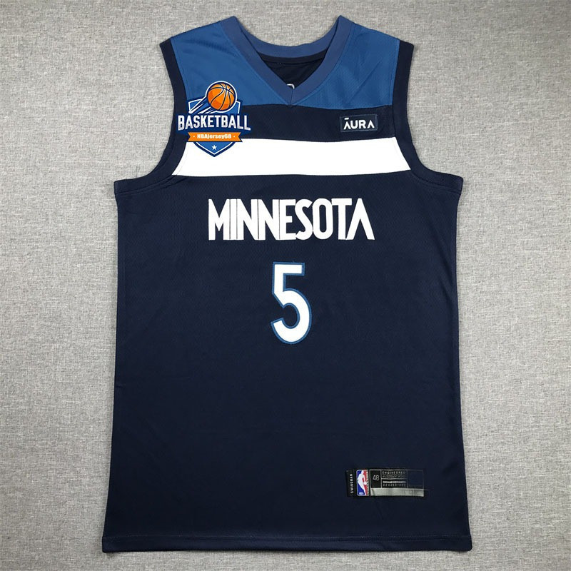 JOCELLEN Minnesota Timberwolves Anthony Edwards Swingman Jersey Para Hombre 2023-24 Azul Marino