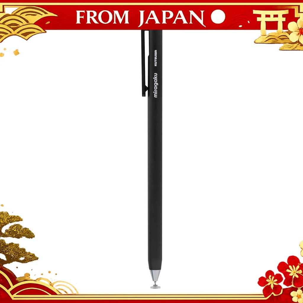 Kutsuwa Touch Pen Miragaku Knock Type Touch Pen Black MT020BK nmshop