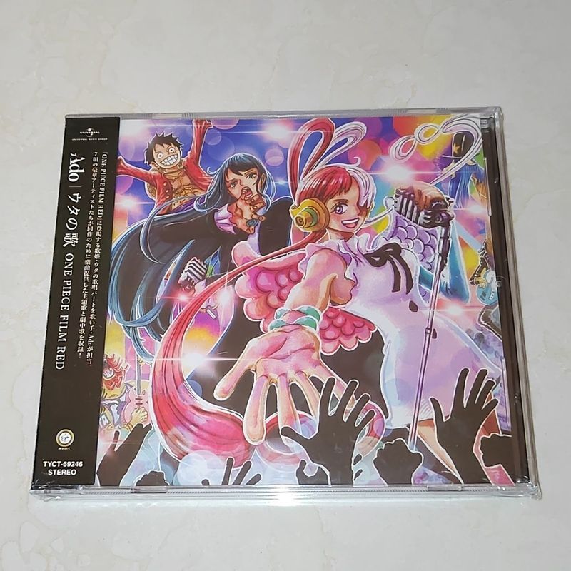 Phim hoạt hình Original Soundtrack One Piece One Piece Phim Red Red Red Ado CD Hàng có sẵn 5-16-21