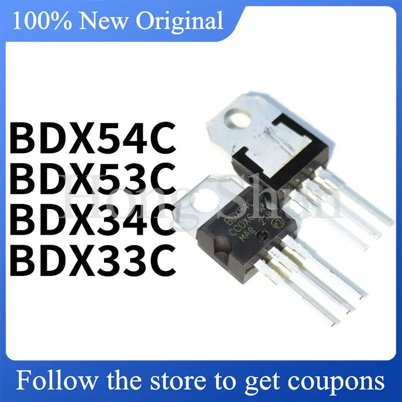 5 Chiếc BDX54C BDX53C BDX34C BDX33C TO-220 Hiệu Ứng Trường Transistor