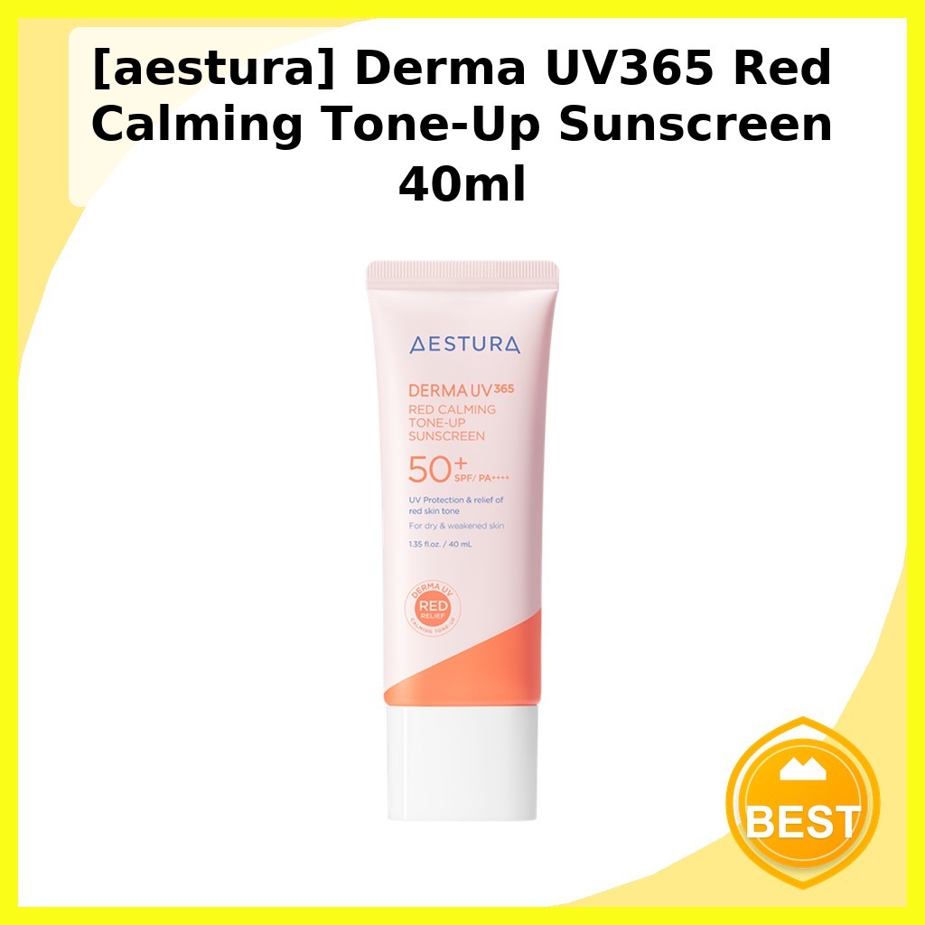 [aestura] Kem chống nắng Derma UV365 Red Calming Tone-Up 40ml / Kem chống nắng Hàn Quốc / Hiệu ứng t