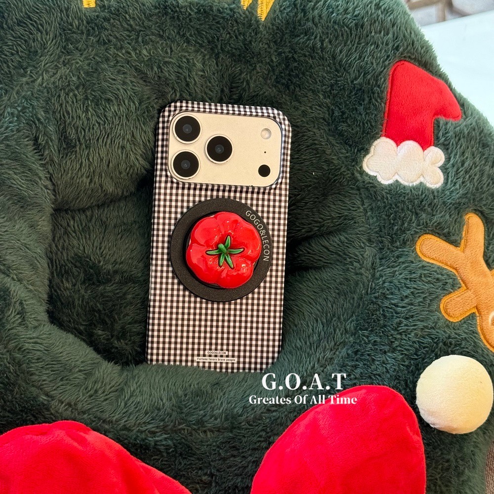 G.O.A.T Vỏ lưới trắng đen từ tính mở Tương thích cho iPhone 17 pro max iPhone 17 16 15 pro iPhone 17