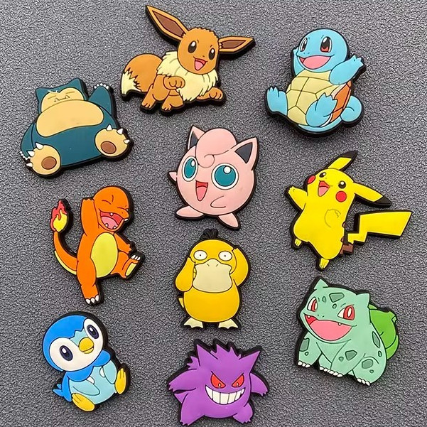 Charm/Hình Động Vật Dễ Thương Series Dép Dán Phụ Kiện Giày Dép Nút Nút Thời Trang Dán Giày Thích Hợp Để Trang Trí Giày