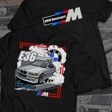 Áo thun Bmw E36 Bahan Microfiber Jersey