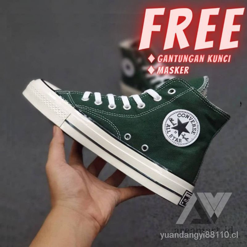 Giày Converse All Star 70s màu xanh cao cấp