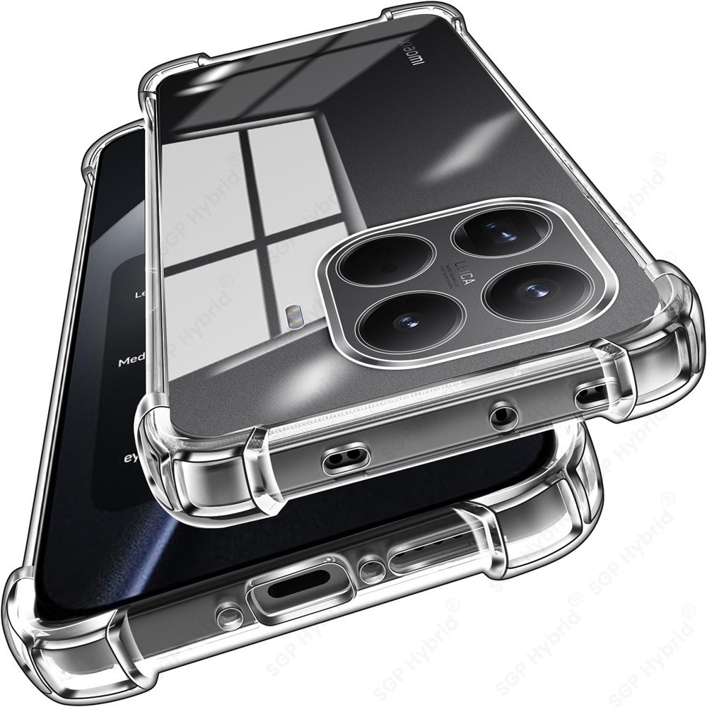 Ốp Lưng Trong Suốt Cho Xiaomi 15T Pro 5G Túi Khí Chống Sốc Coque Fundas Trên Xiomi Xaomi Xiomi Mi15T