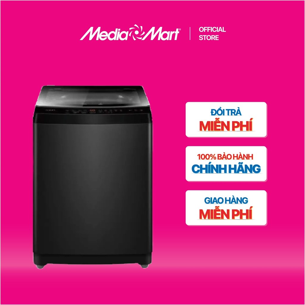 [MediaMart ONLINE-Ship 0đ] Máy giặt lồng đứng Aqua 8 kg AWM8-316K(B)