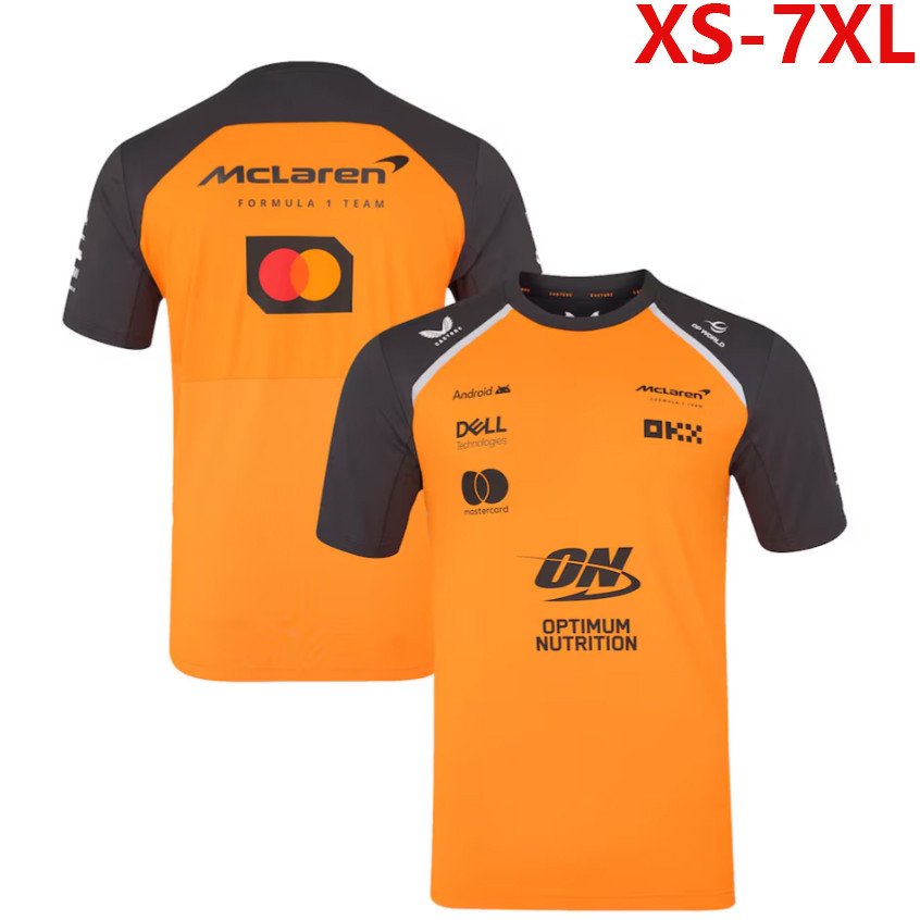 2026 Áo thun ngắn tay Unisex F1 mới + F1 Mclaren Racing Team Jersey