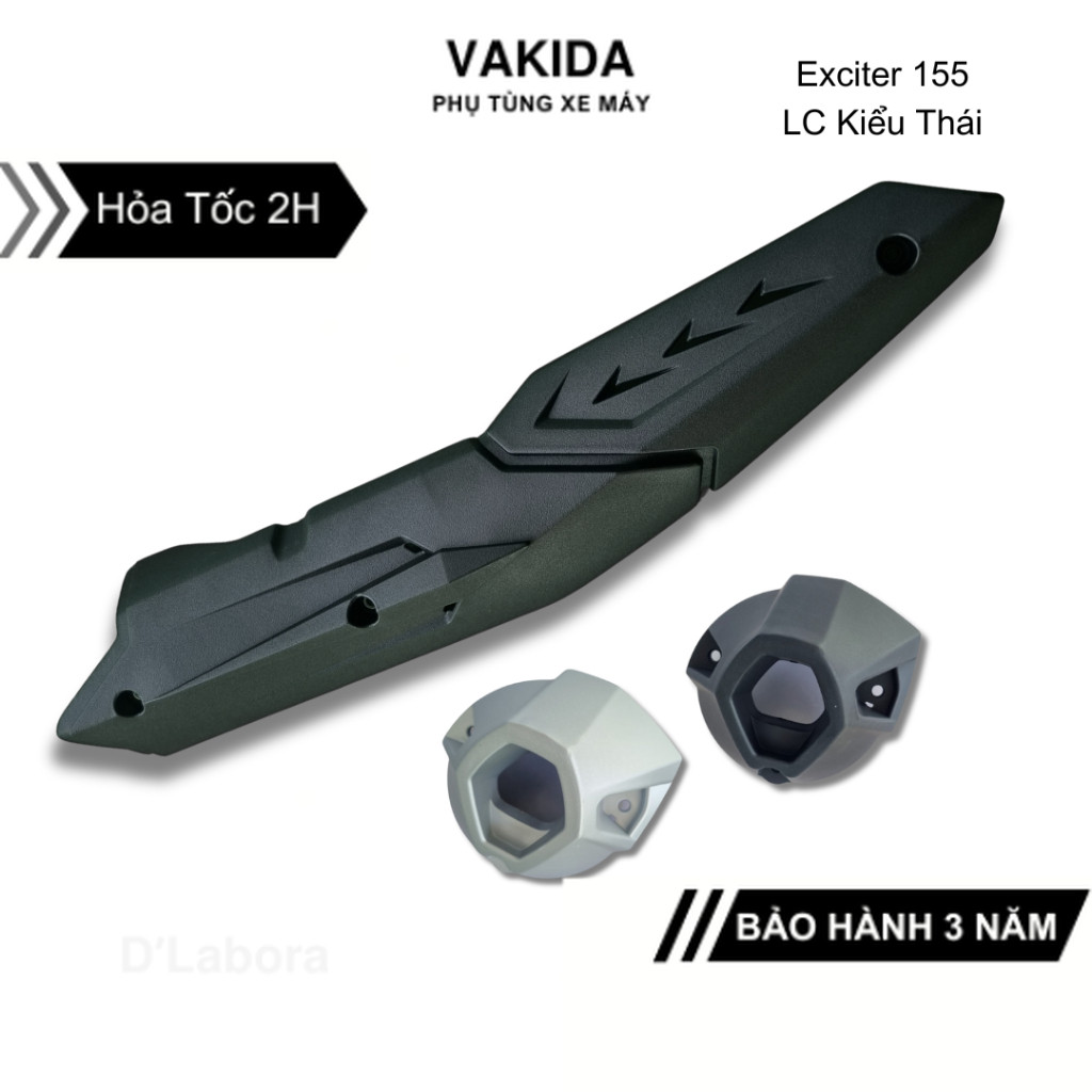 Ốp Pô Ex155 LC kiểu Thái, Ốp Bô Exciter 155 Thái, Ốp Pô Xe Ex155 phụ tùng xe máy