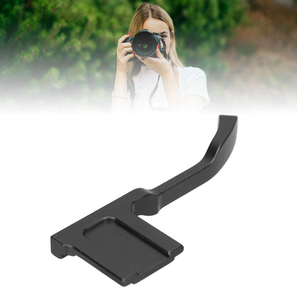concon Acouto Hợp kim nhôm Camera kim loại Tay cầm có ngón tay cái với bộ bảo vệ nắp đế nóng Dễ dàng